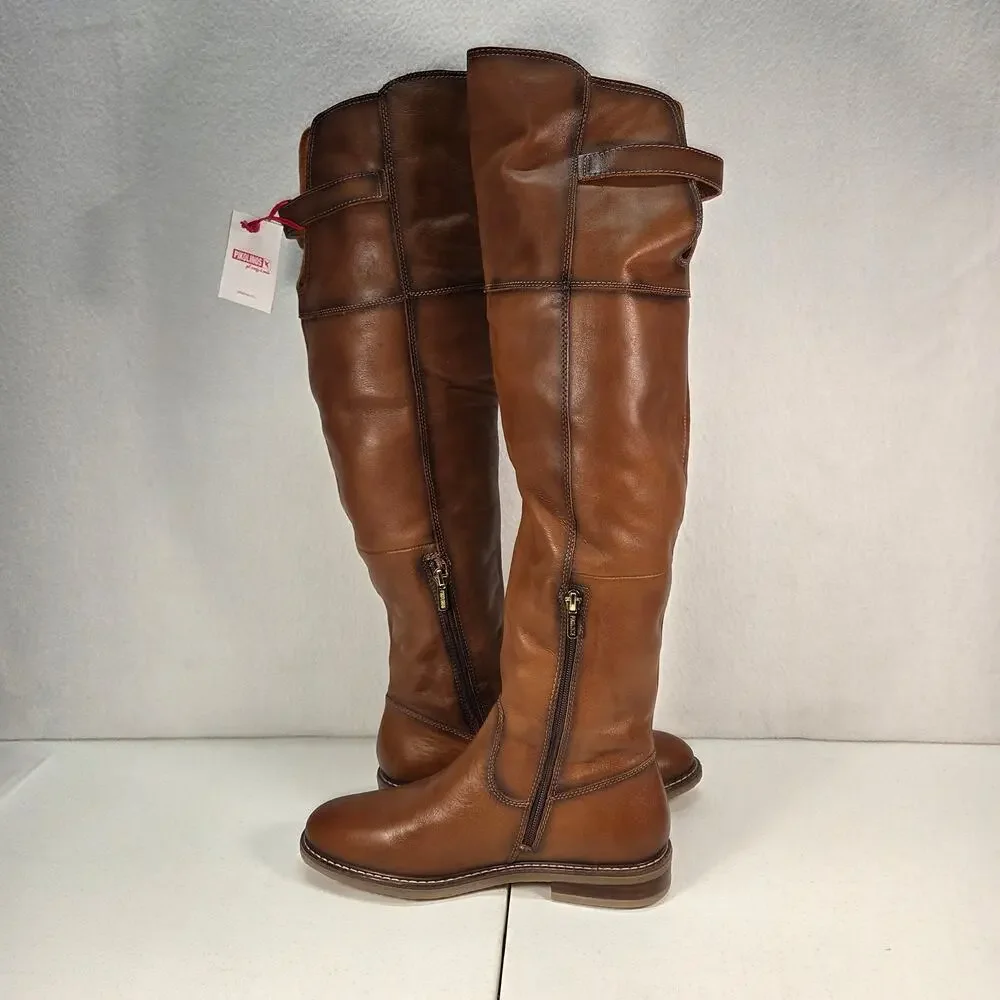 Pikolinos Aldaya Musketeer Riding Tall Boots Cuero Women's Size EU 39 NWOT - Picture 8 of 12